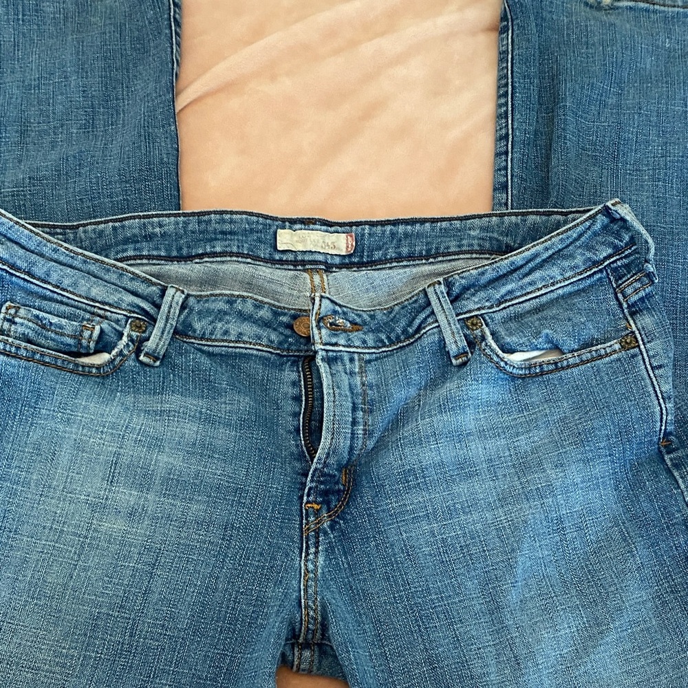 Levi's Light Blue Low Boot Cut Leg Jean